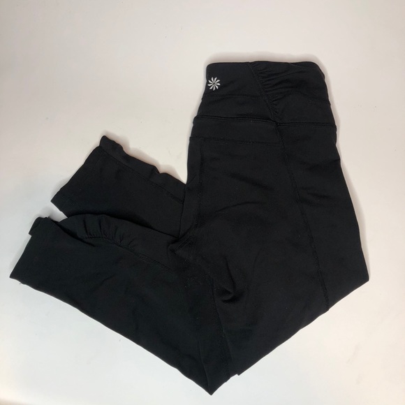 Athleta Black Capri Leggings size XS - Picture 2 of 9